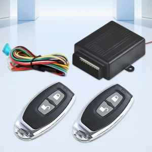 12V Car Door Lock Keyless Entry System Kit Remote Trunk Release Universal Car Remote Central Lock 2 Button Remote Control