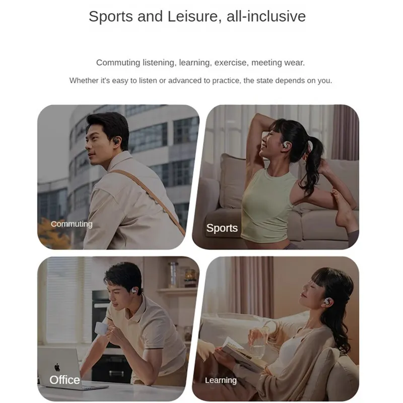 Original SHOKZ T511 OpenFit Air Open Earless Wireless Bluetooth Headphones Sports Headphones HD Call Noise Reduction Support APP - Image 5