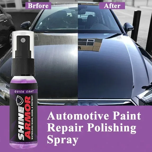 Car Polishing Spray Ceramic Coating Nano Crystal Coating Car Surface Hydrophobic Agent Shiny Car Body Auto Wax Polishing Care - Image 2